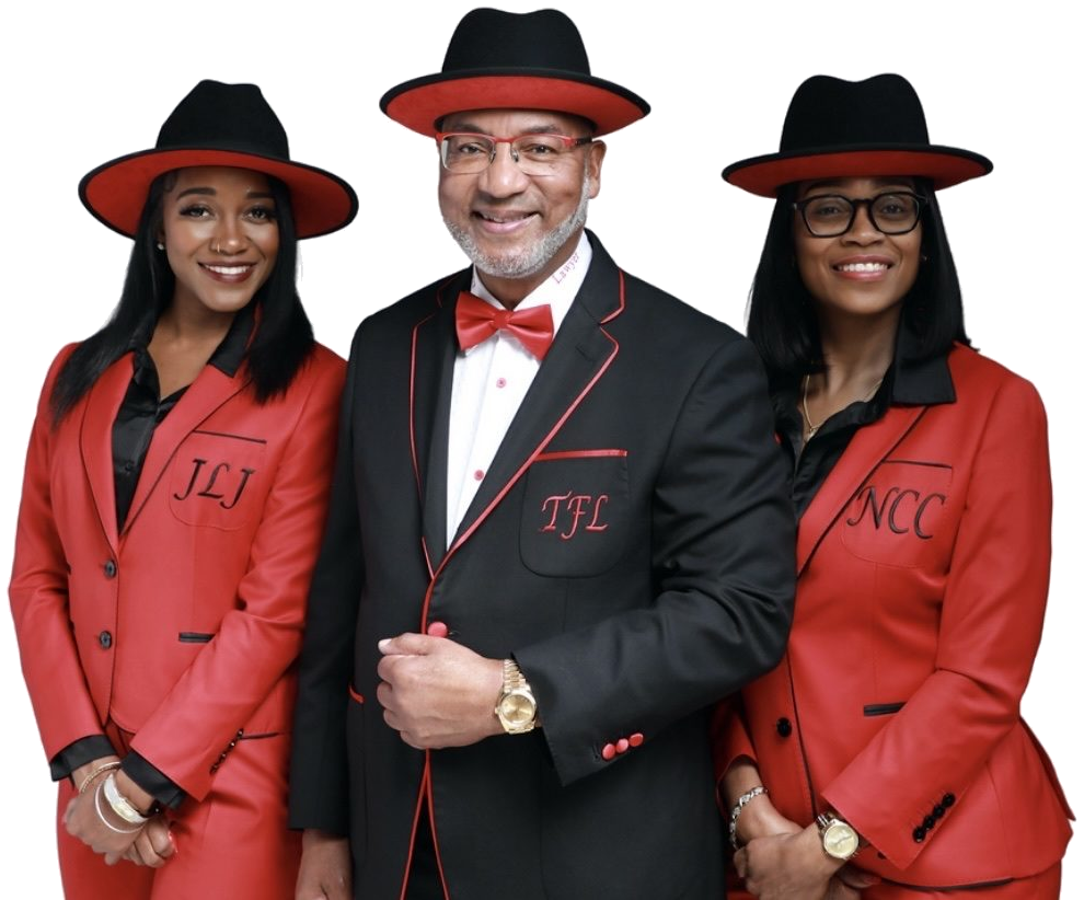 The Fly Lawyer team: Jasmine L. Jones, Jackie "The Fly Lawyer" Patterson, and Nora C. Clark